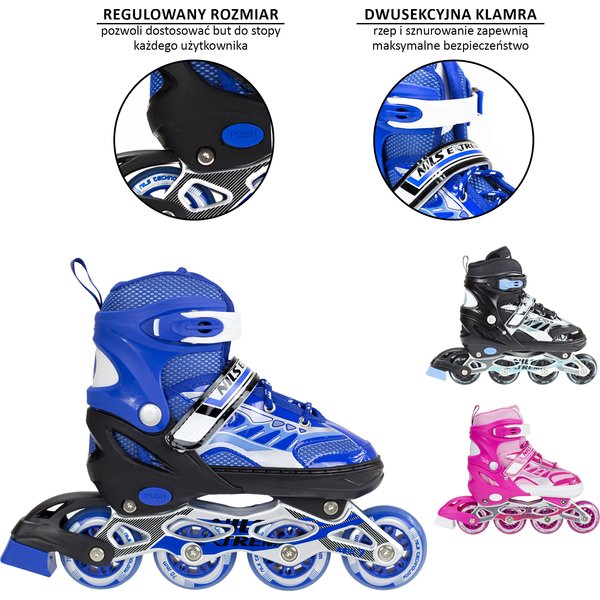 Rolki regulowane NJ1828 A Nils