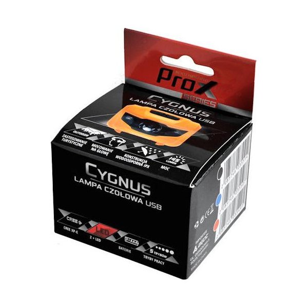 Czołówka Cygnus 3 LED 145lm Prox - czarna