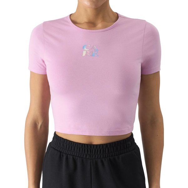 Koszulka damska 4FWSS24TTSHF1269 4F - jasny róż