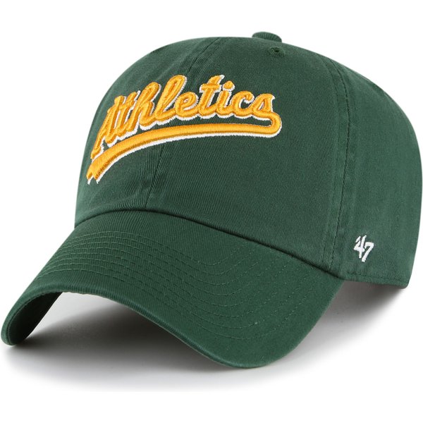 Czapka z daszkiem MLB Oakland Athletics Script '47 Clean Up 47 Brand