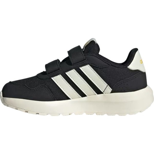 Buty Run 60S Jr Adidas - Core Black/Off White/Utility Yellow
