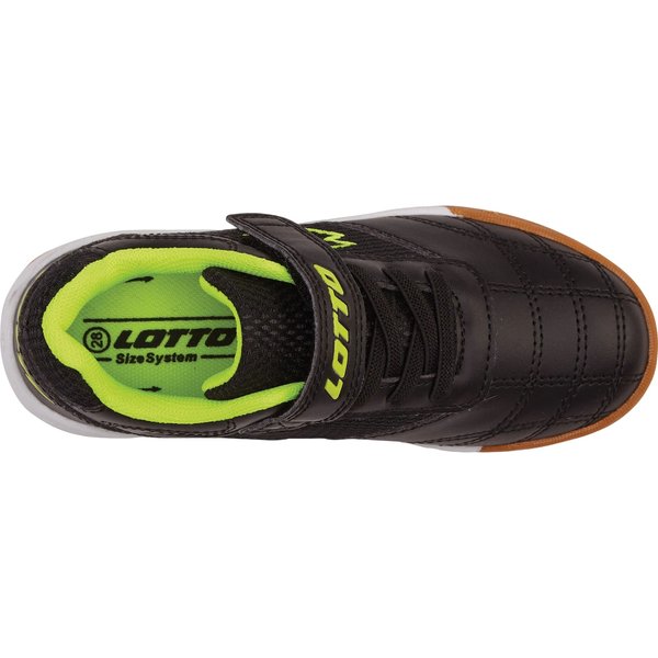 Buty halowe Whizzer K Jr Lotto - black/fr.yellow