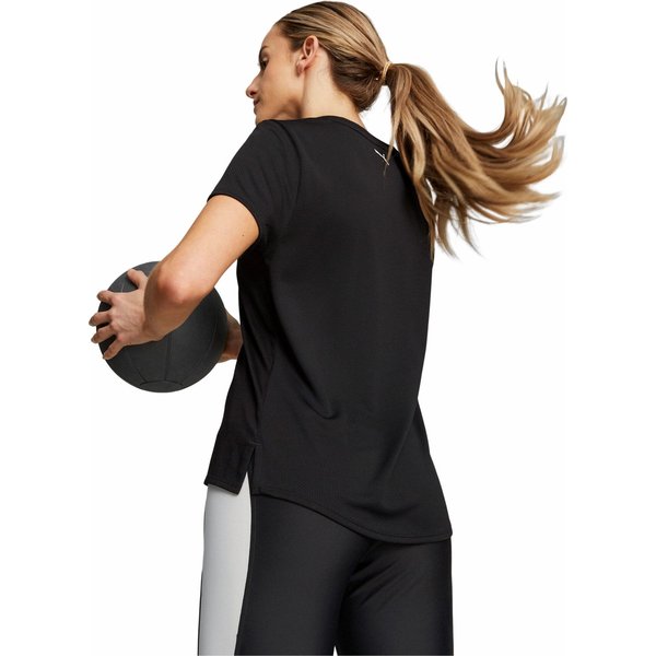 Koszulka damska Fit Logo Ultrabreathe Tee Puma - czarny