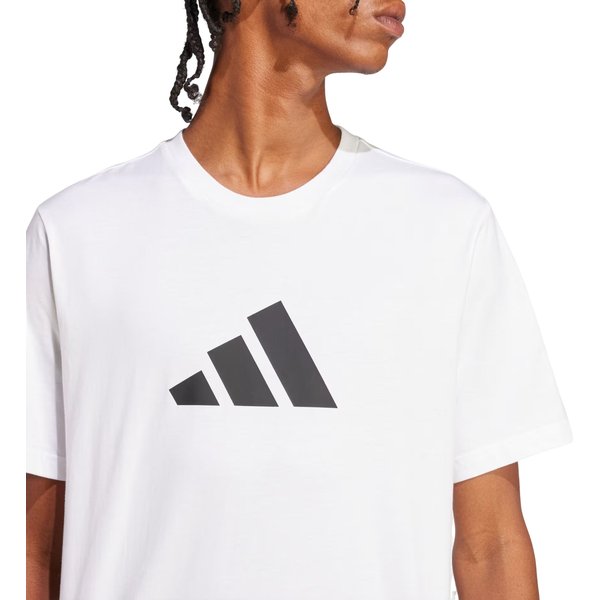 Koszulka męska Future Icons 3 Bar Logo Adidas - white