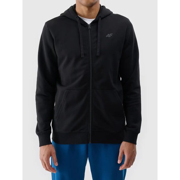 Bluza męska TSWSM1768 4F - głęboka czerń