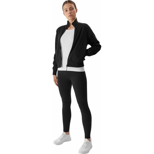 Bluza damska 4FAW23TSWSF0784 4F - głęboka czerń