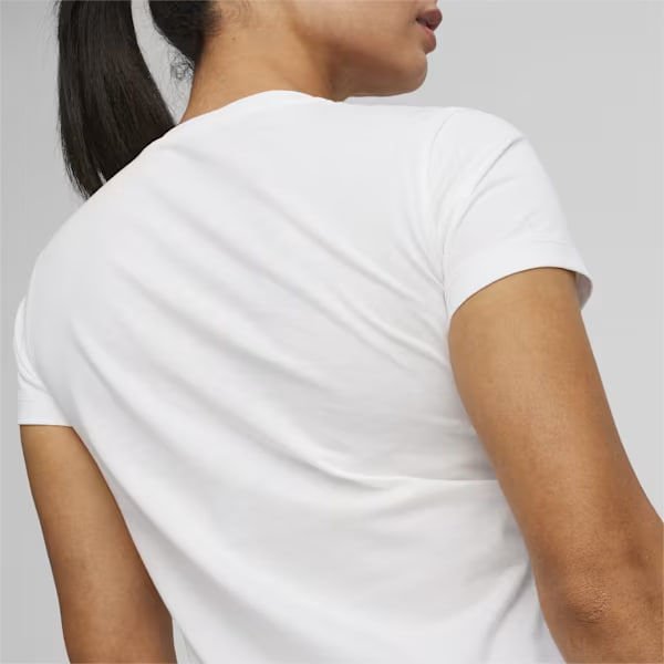 Koszulka damska Ess+ Script Tee Puma - czarna