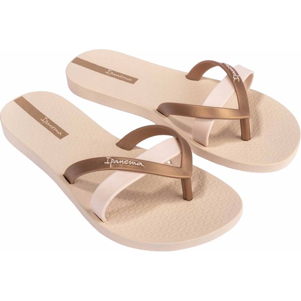 Klapki Kirei Fem Ipanema - różowe/beżowe