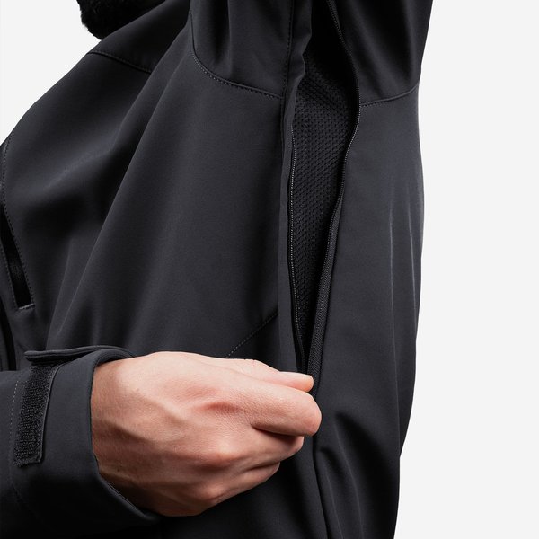 Softshell męski Roignais Alpinus - czarna/grafitowa