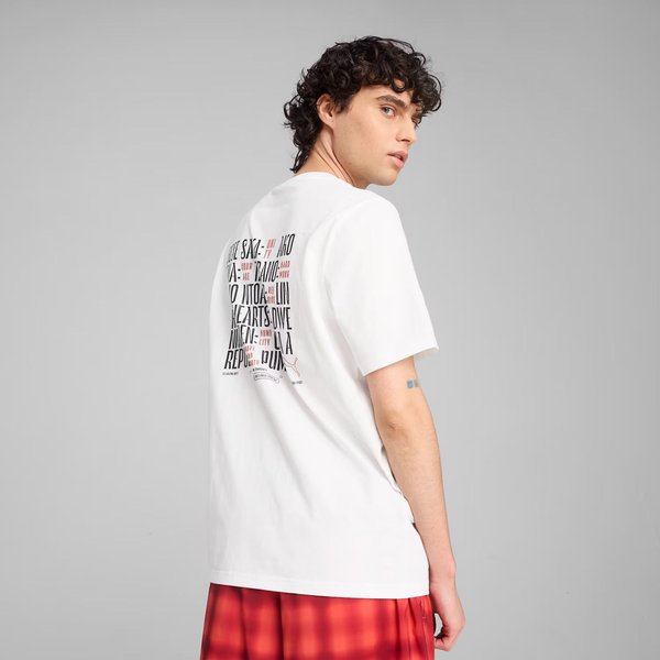 Koszulka męska Road To Unity Values Graphic Puma - white
