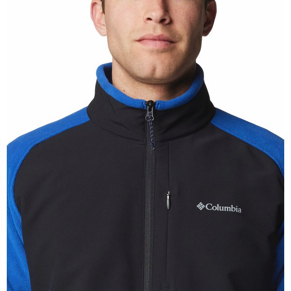 Polar męski Sage Peak Full Zip Fleece Columbia - Mountain Blue, Black