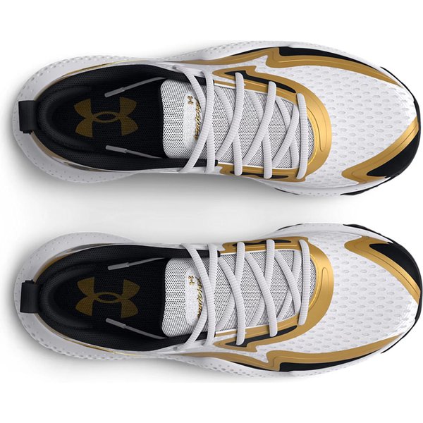 Buty koszykarskie Spawn 5 Under Armour - białe/złote