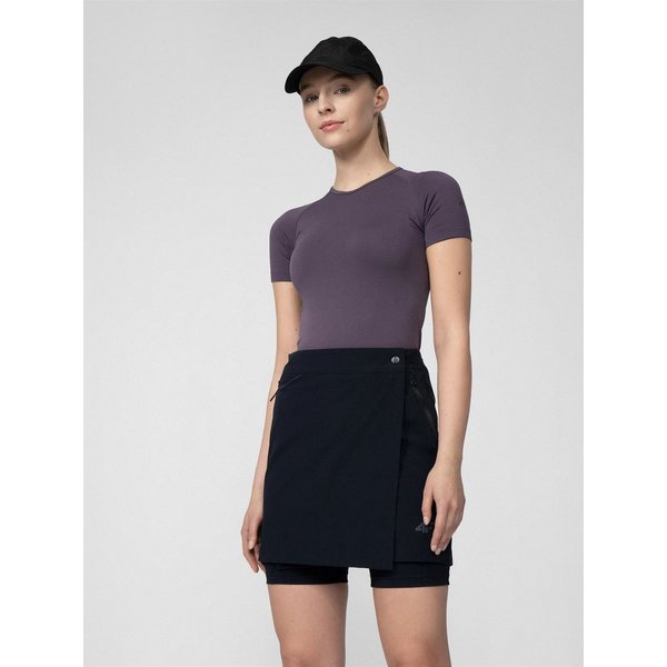 Koszulka damska H4L22 TSDF060 4F - fioletowa