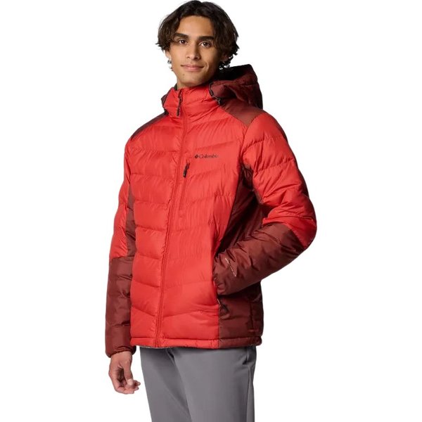 Kurtka puchowa męska Labyrinth Loop II Hooded Columbia - Sail Red, Spice