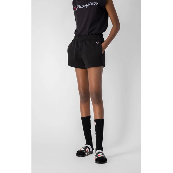 Spodenki damskie High Waist C Logo Champion - czarne