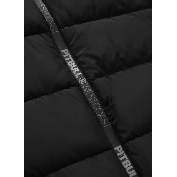 Kurtka puchowa męska Airway 4 Padded Hooded Pitbull West Coast - black