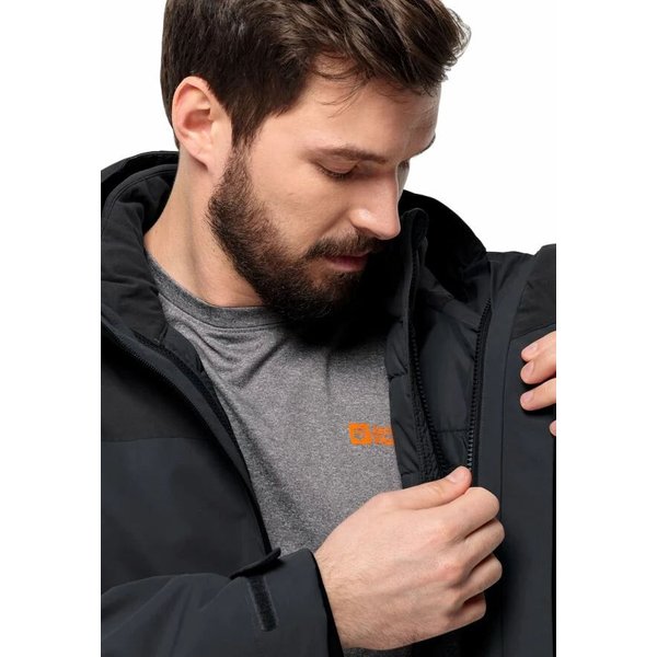 Kurtka męska Glaabach 3w1 Jack Wolfskin - black
