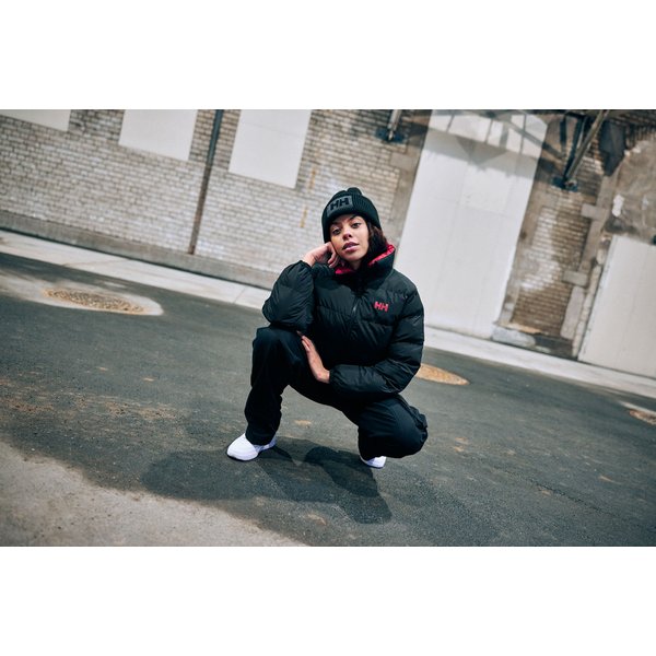 Kurtka puchowa dwustronna damska YU 23 Reversible Puffer Helly Hansen - Black/white