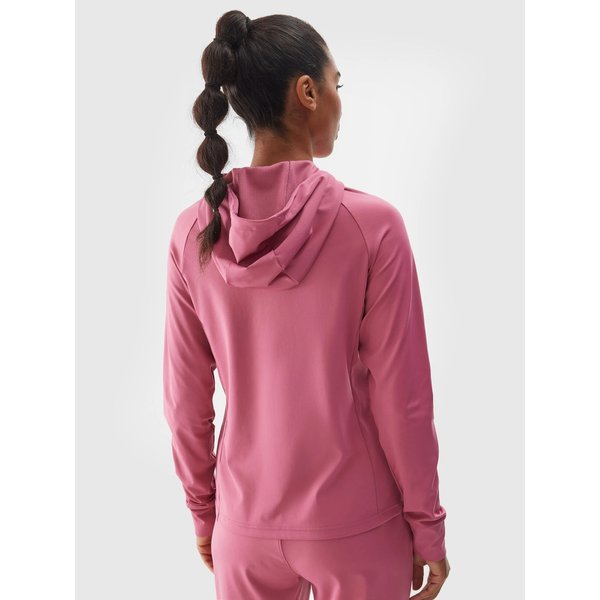 Bluza damska TFSWF406 4F - ciemny róż