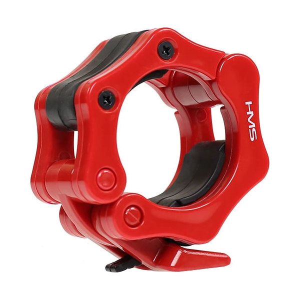 Gryf olimpijski prosty GO685 220cm 50mm z zaciskami ZG1000R HMS