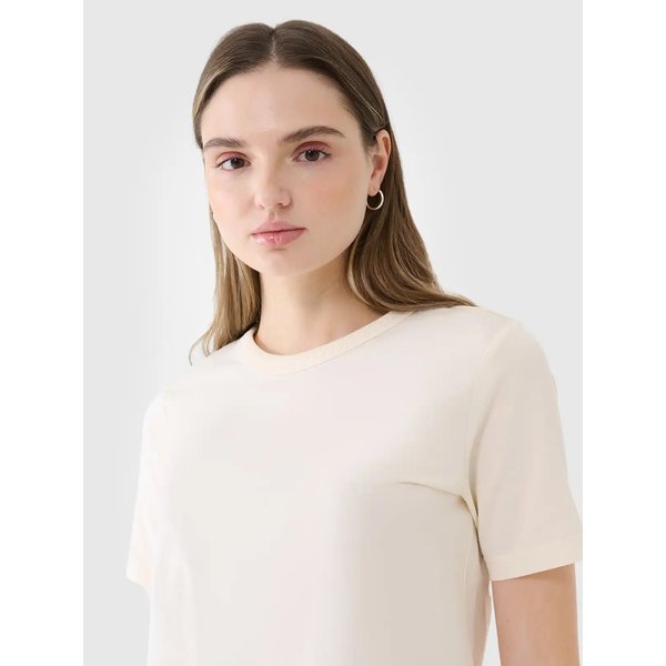 Koszulka damska TTSHF1991 4F - złamana biel