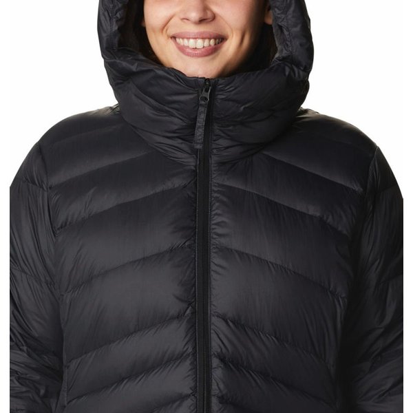 Płaszcz puchowy damski Autumn Park Down Mid Columbia - Black