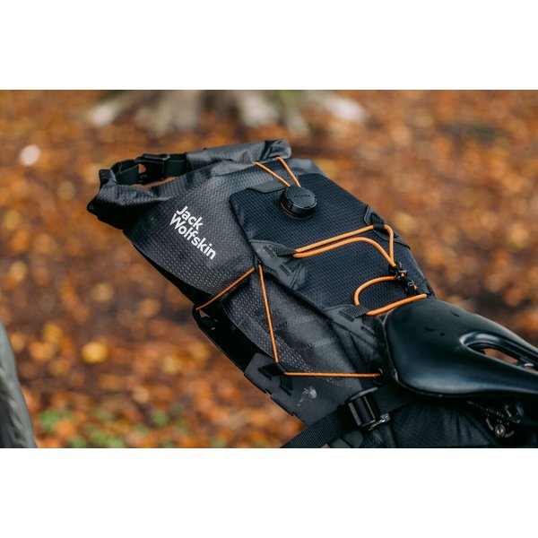 jack wolfskin SEATBAG テンプラサイクル Torba rowerowa Jack Wolfskin Morobbia Seat Bag 14 l flash