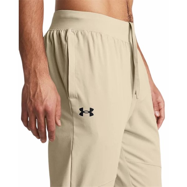 Spodnie męskie Stretch Woven Under Armour - beżowe