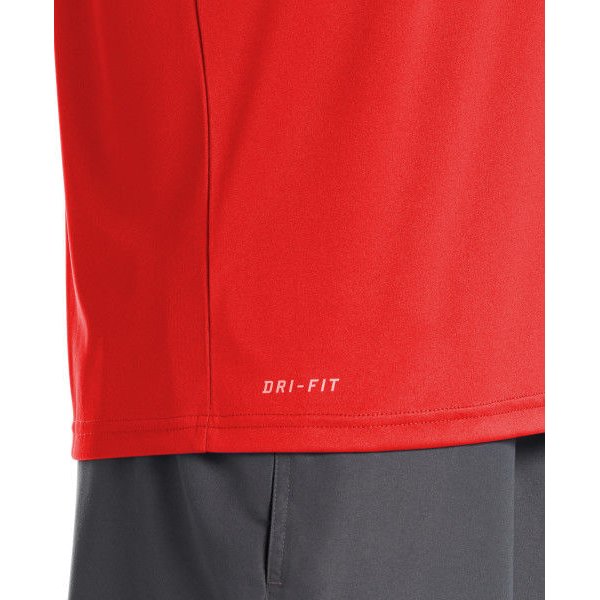 Koszulka męska Hydroguard Nike Swim - czerwona