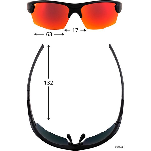 Okulary przeciwsłoneczne z polaryzacją Glaze GOG Eyewear - niebieskie