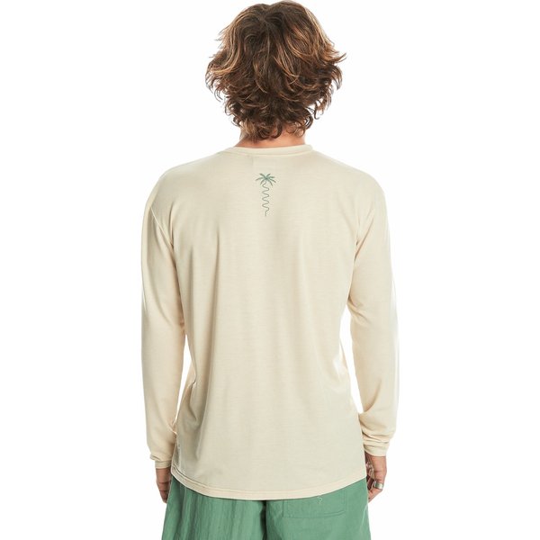 Longsleeve męski Coastal Run Quiksilver - Oyster White