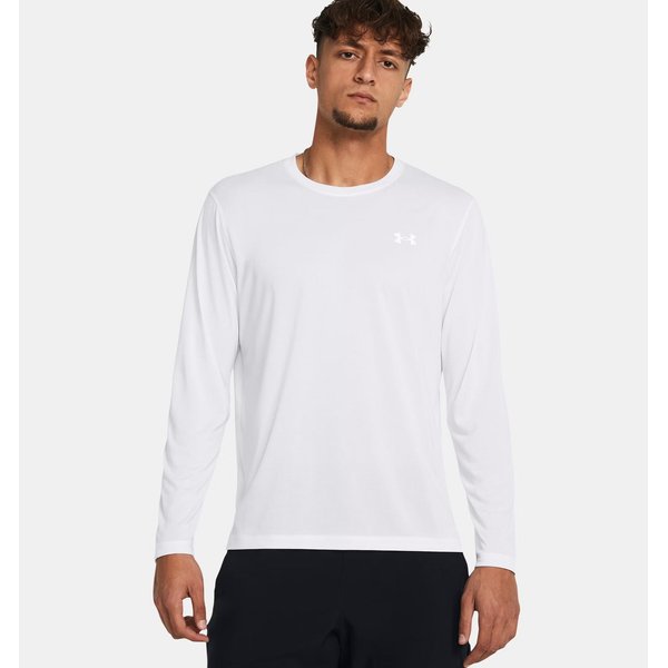 Longsleeve męski Launch Under Armour - White / Reflective