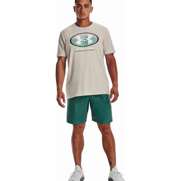 Spodenki męskie Woven Graphic Design Under Armour - Coastal Teal / White