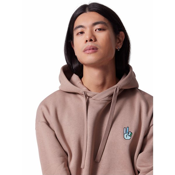 Bluza męska OTHWSS24TSWSM1165 Outhorn - jasny brąz