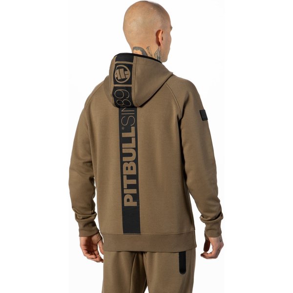 Bluza męska Stafford Hooded Pitbull West Coast - brązowa