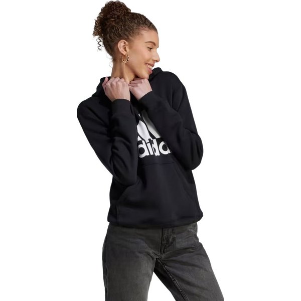 Bluza damska Essentials Big Logo Regular Fleece Adidas - czarny