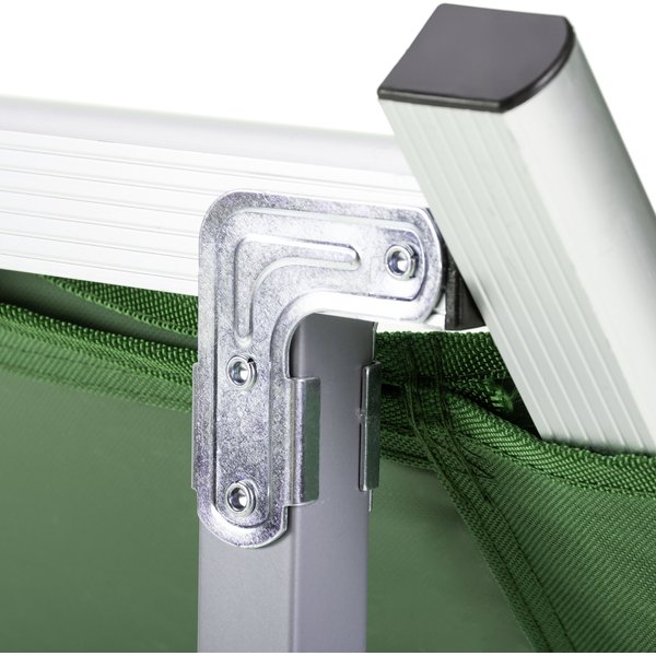 Łóżko turystyczne, polowe Kanadyjka Outtec - ciemny zielony