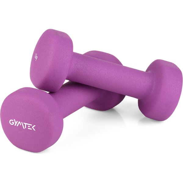 Hantle neoprenowe 2x1kg Gymtek