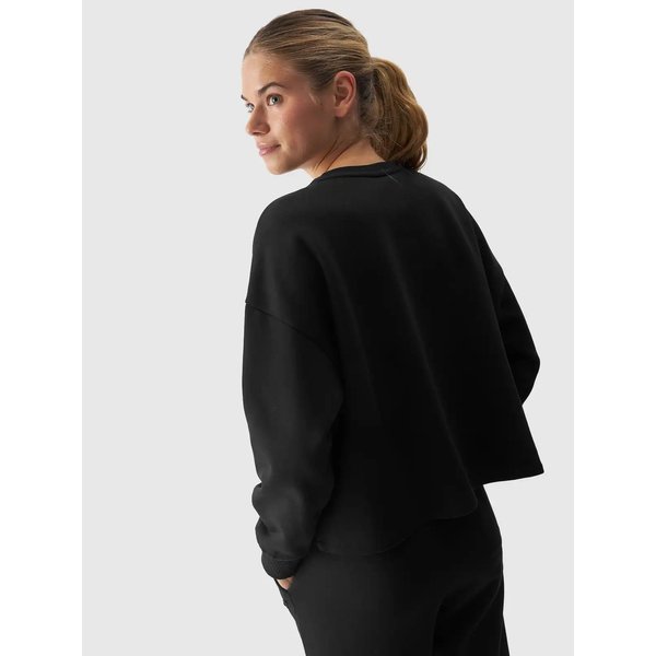 Bluza damska TSWSF1305 4F - głęboka czerń