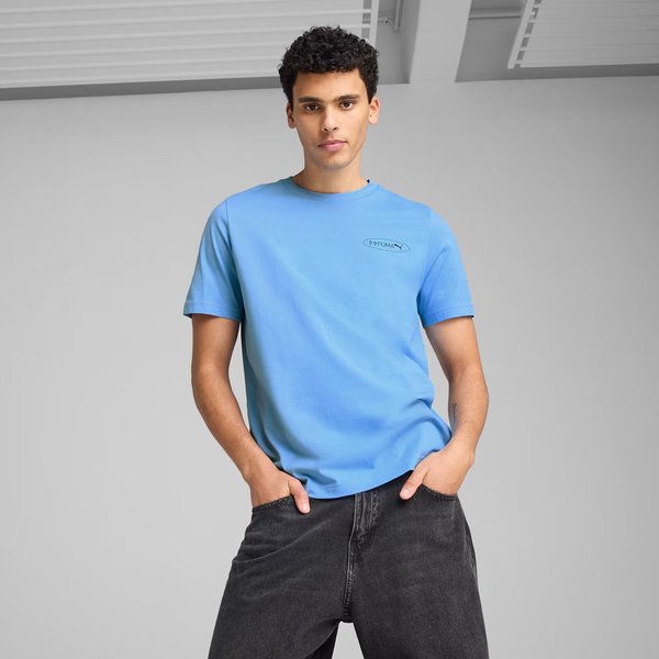 Koszulka męska Graphics 3 Circles Puma - light blue