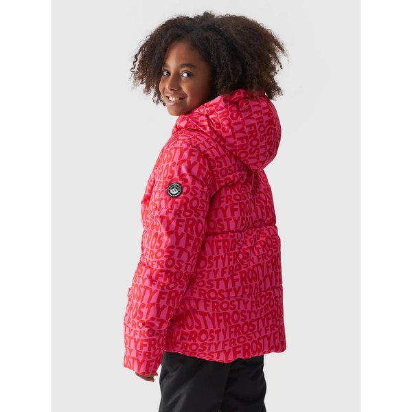 Kurtka narciarska dziewczęca TTJAF544 4F