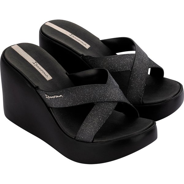Klapki na koturnie High Fashion II Slide Fem Ipanema