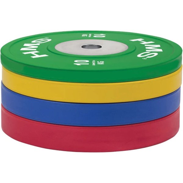 Talerze olimpijskie TBR Profi Set 8szt. 10-25kg HMS