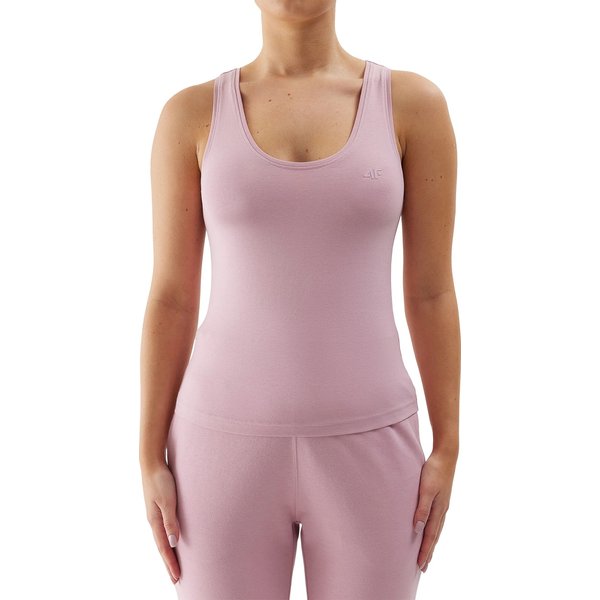 Bezrękawnik damski 4FWSS24TSLEF041 4F - jasny róż