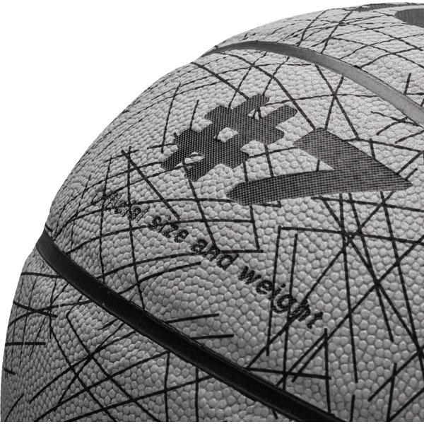 Piłka do koszykówki Ghost 7 Meteor - odblaskowy biały