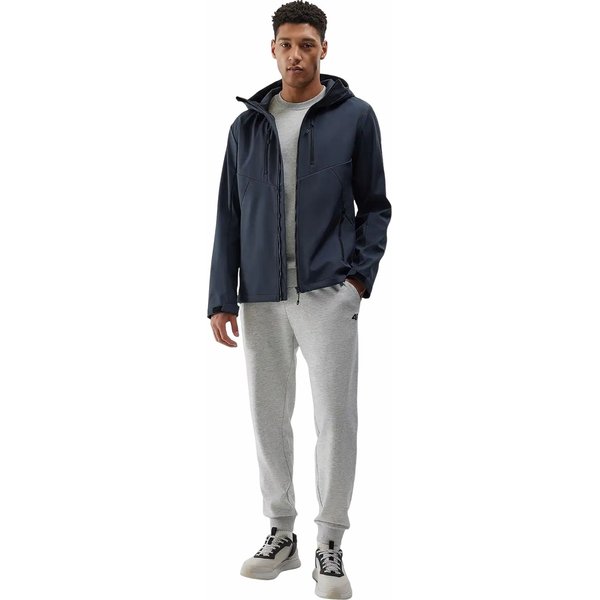 Softshell męski 4FWSS24TSOFM224 4F - ciemny szary
