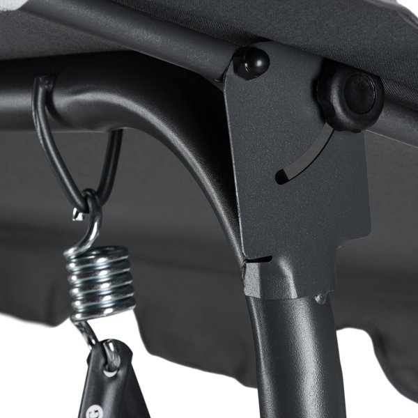 Huśtawka ogrodowa 3-osobowa z daszkiem Outtec