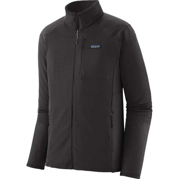 Polar męski R1 Fleece Jacket Patagonia - Black w/Black