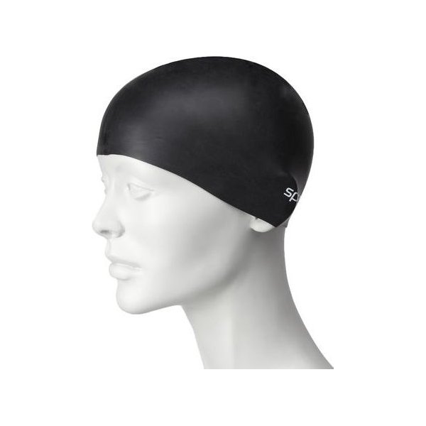 Czepek juniorski Junior Plain Flat Silicone Cap Speedo - czarny