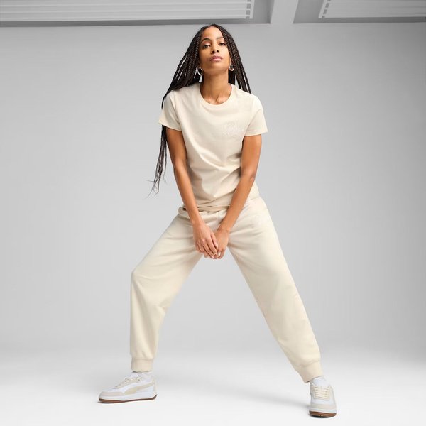 Koszulka damska Ess Script Tee Puma - Alpine Snow